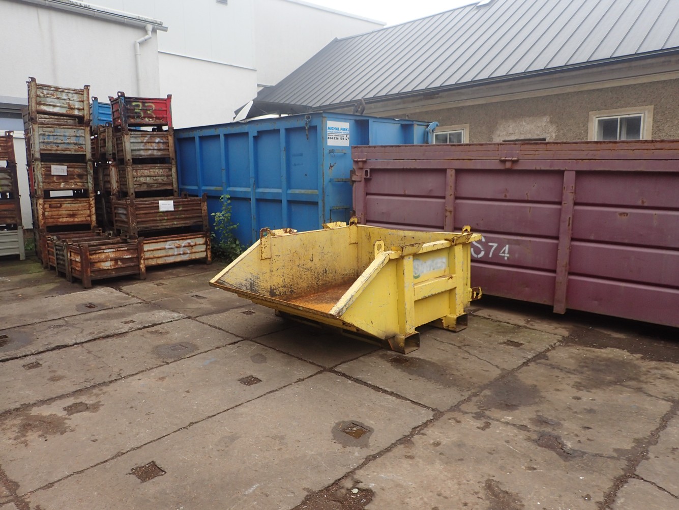 kontejnery na kovový odpad - Kovošrot Pirkl Lanškroun